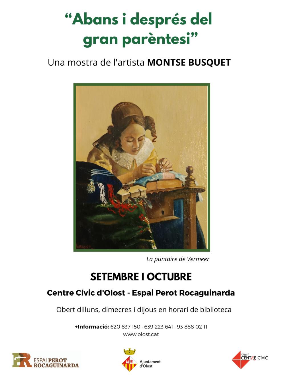 Montse Busquet exposa a l'Espai Perot Rocaguinarda